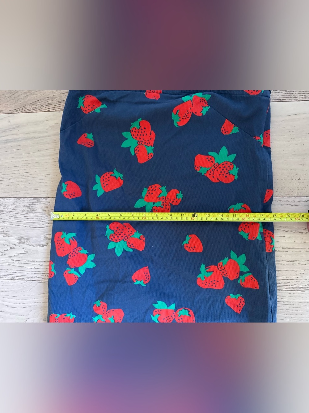 ๐ Anthropologie Maeve Square Neck Strawberry Shift Dress Sz: S ๐ - Picture 13 of 16